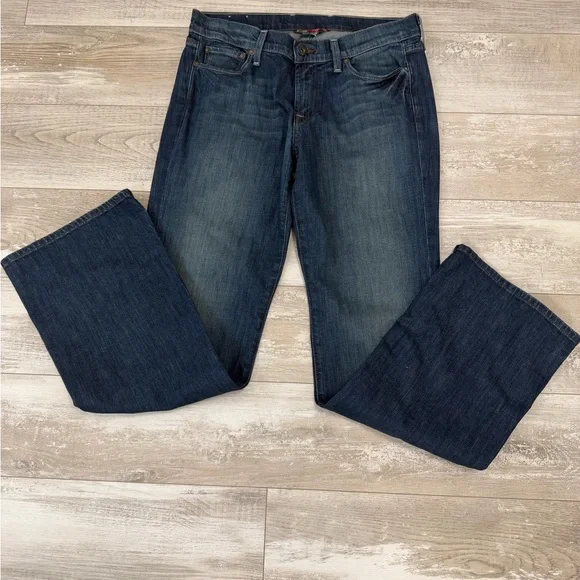 Lucky Brand Dark Blue Boot Leg Jeans - Picture 2 of 5